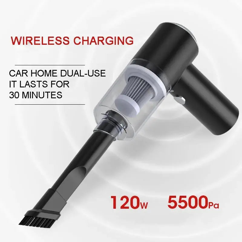 Aspirateur à Main Rechargeable Sans Fil - 22000 PA Puissance - Pour Voiture, Bureau, Poils D'animaux