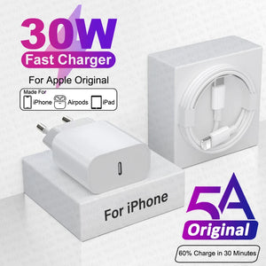 Chargeur rapide iphone