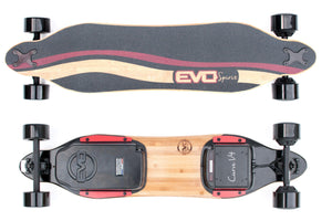 Skateboard éléctrique Curve V4 planche en bamboo souple