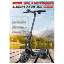 Load image into Gallery viewer, Electric scooter BlueTran LIGHING 32 AH
