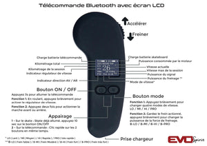 Telecommande bluetooth Skateboard éléctrique Curve V4 